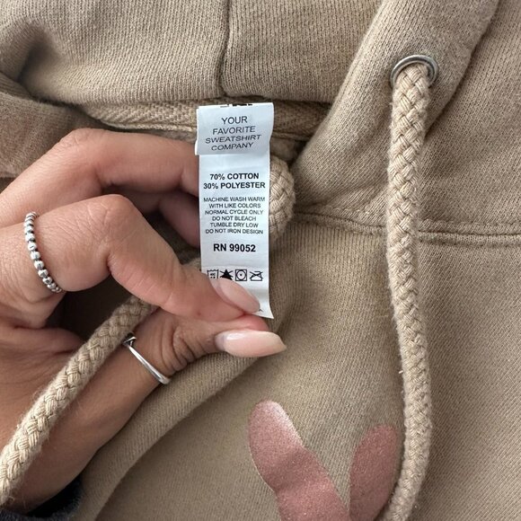 2018 Leon Bridges Forgive You Cream Color Concert Tour Hoodie - Picture 4 of 4